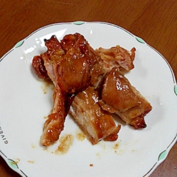 鳥モモ肉のしょうが焼き